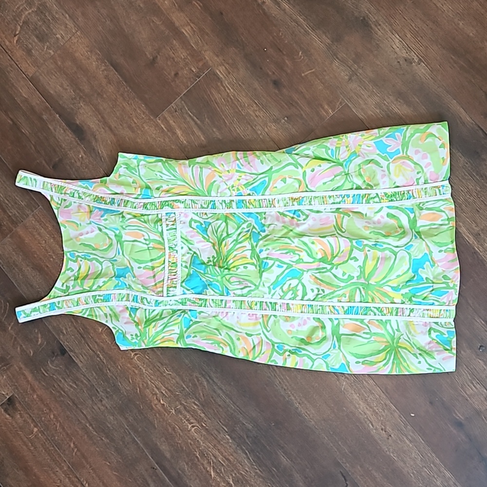 Lilly Pulitzer Sirens preppy beachy Elephant Ears Dress Size 4